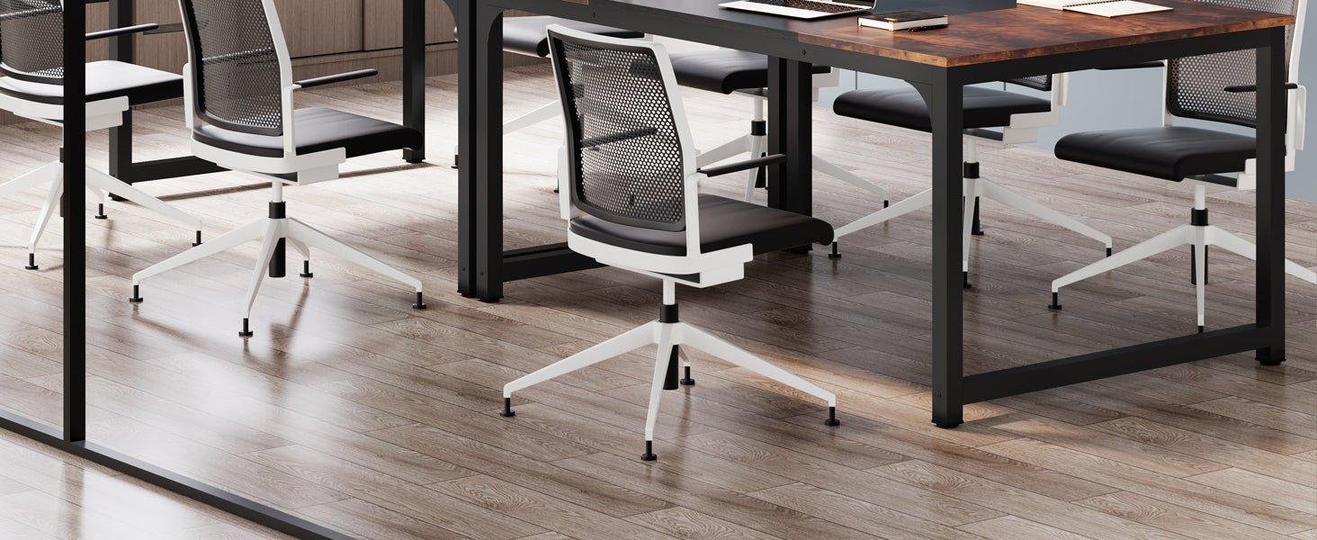 Rectangular Conference Table, 6FT Meeting Seminar Table Computer Desk