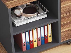 Two Opened Compartments