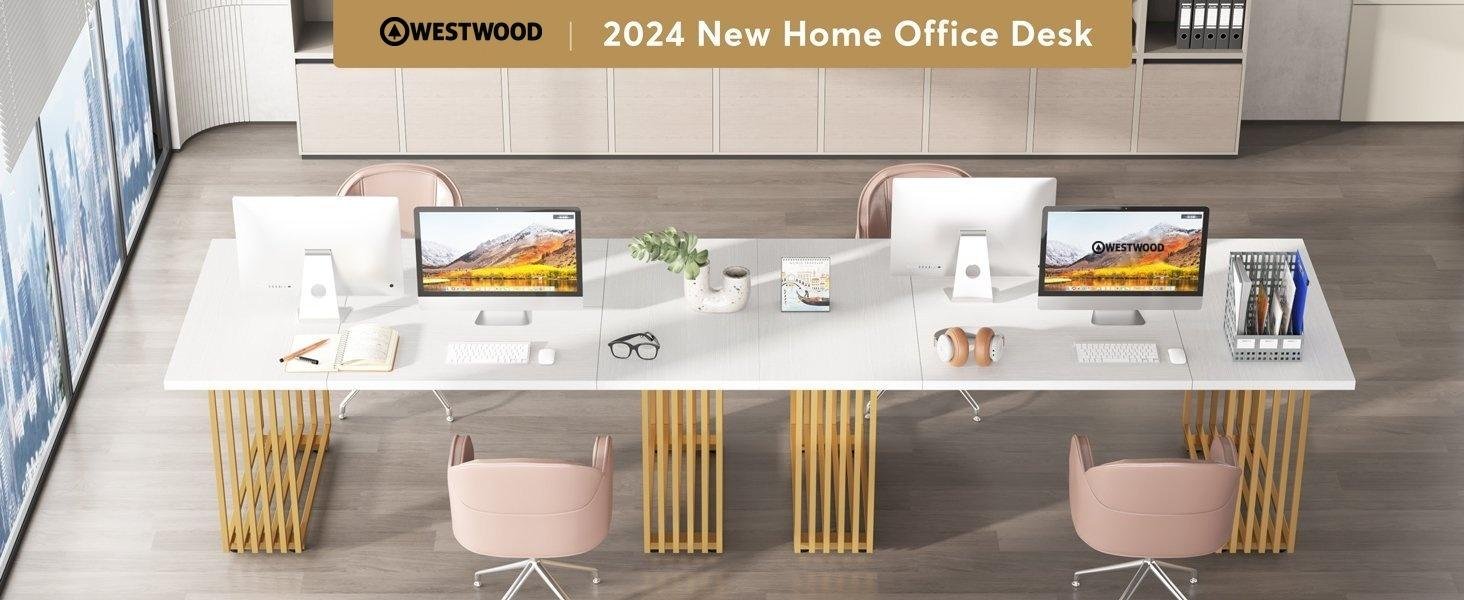 Compliment with the rest of your business furniture with this modern luxury office desk, showing a sense of atmosphere and ease.