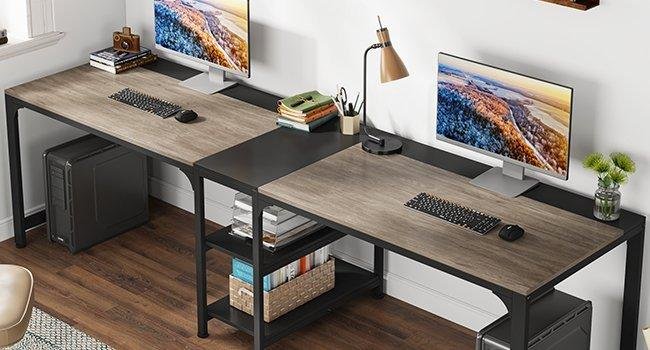 Spacious Desk Surface