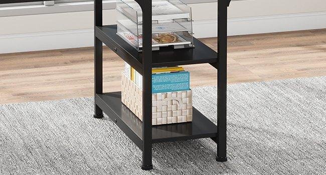 2-Tier Open Storage Shelves