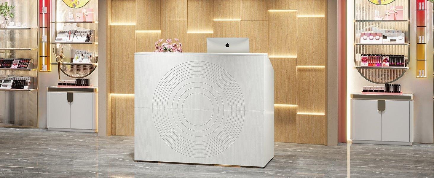 Add a pop of color to your reception room or Lobby Salon