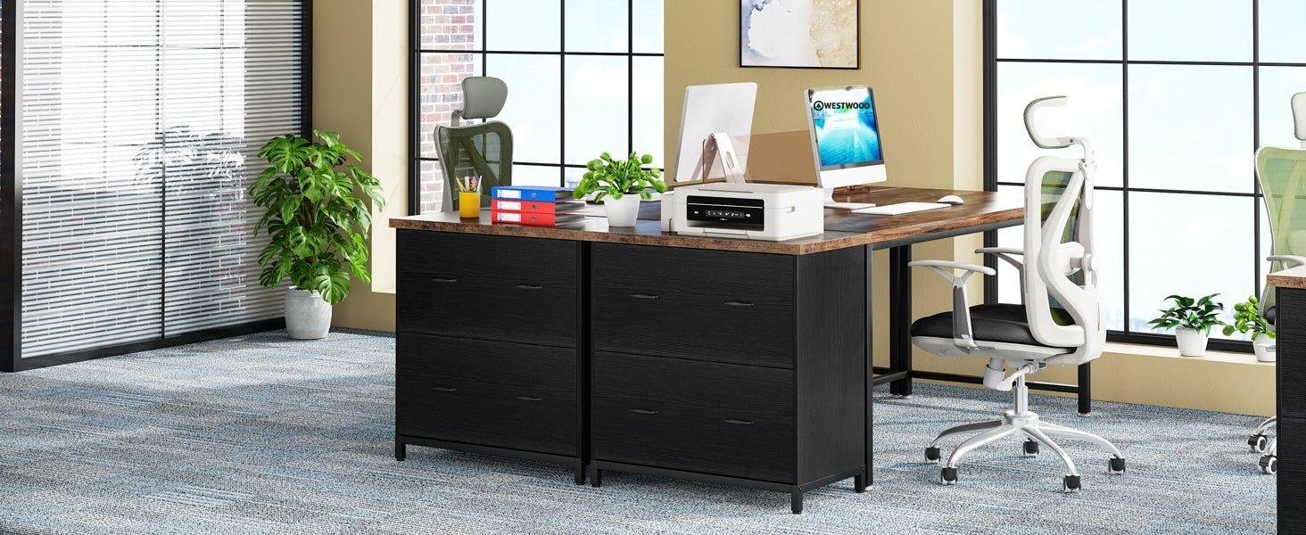 2-Drawer File Cabinet, Lateral Filing Cabinet Printer Stand
