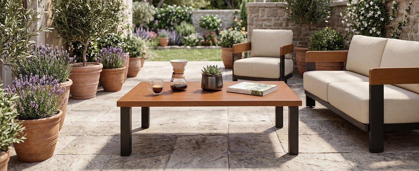 Aluminum Outdoor Coffee Table