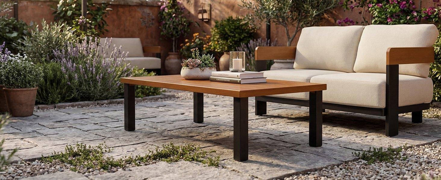 Aluminum Outdoor Coffee Table