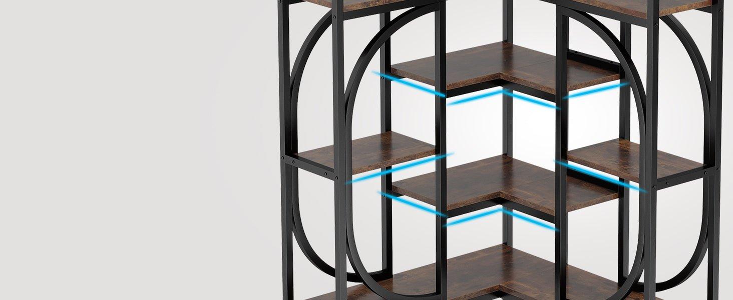 Staggered Shelves Design