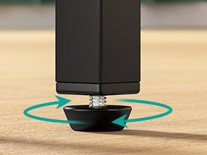 Floor-Friendly Feet