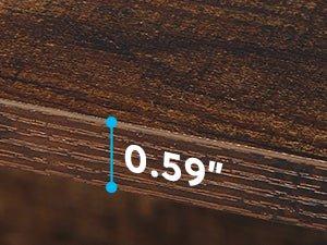 Thickened Particle Board