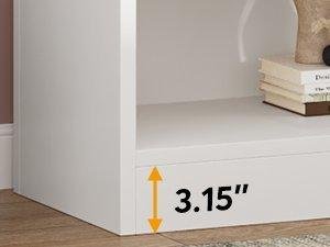 71" Bookcase, Modern 9-Tier Bookshelf Freestanding Display Shelf