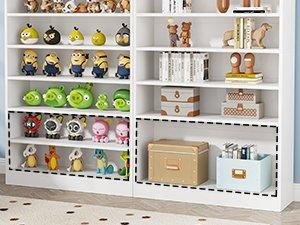 71" Bookcase, Modern 9-Tier Bookshelf Freestanding Display Shelf