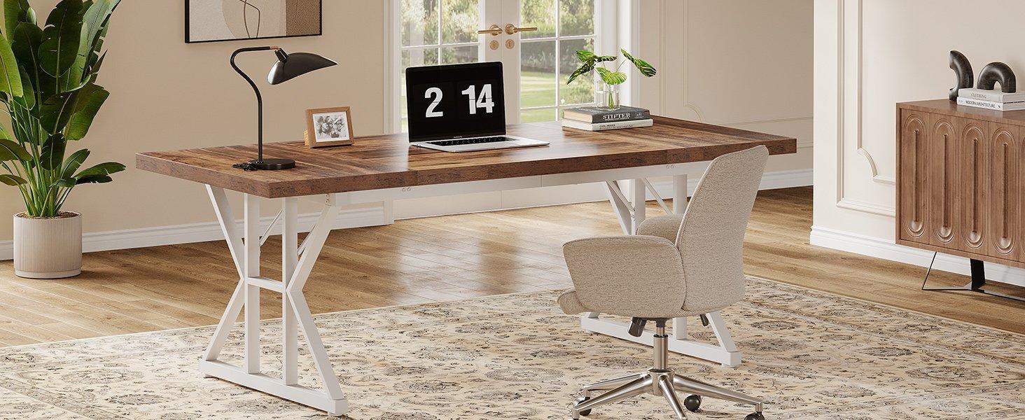 70.86-Inch Attractive Home Office Desk - A Comfortable Workstation