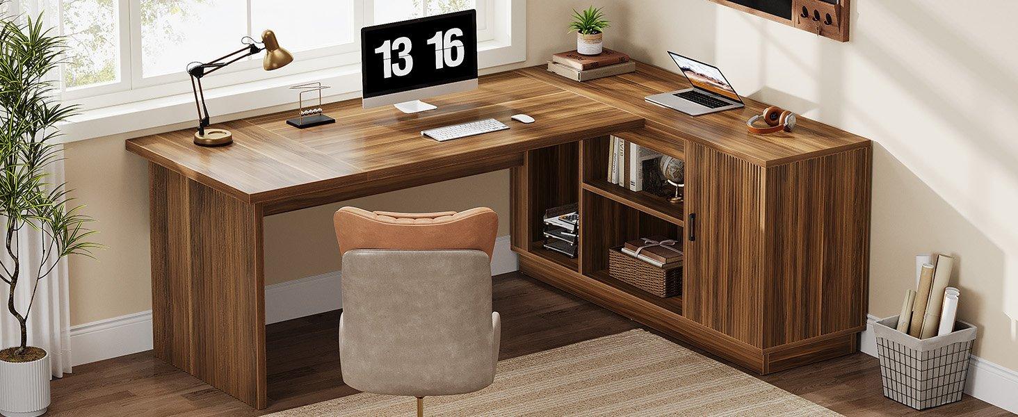 71-Inch Computer Desk for Home Office