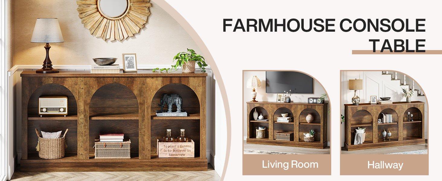 Infuse Your Home with Vintage Charm Using Our Spacious Console Sofa Table