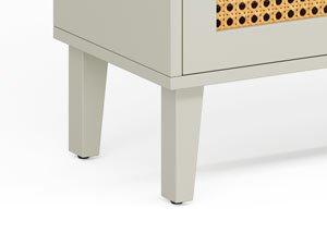 Solid Wood Slanted Legs