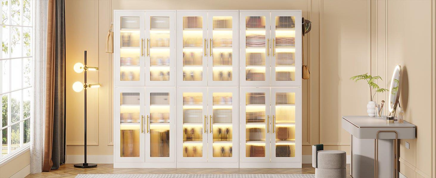 8-Tier Tall Storage Cabinet With Large Storage for Your Home Decor