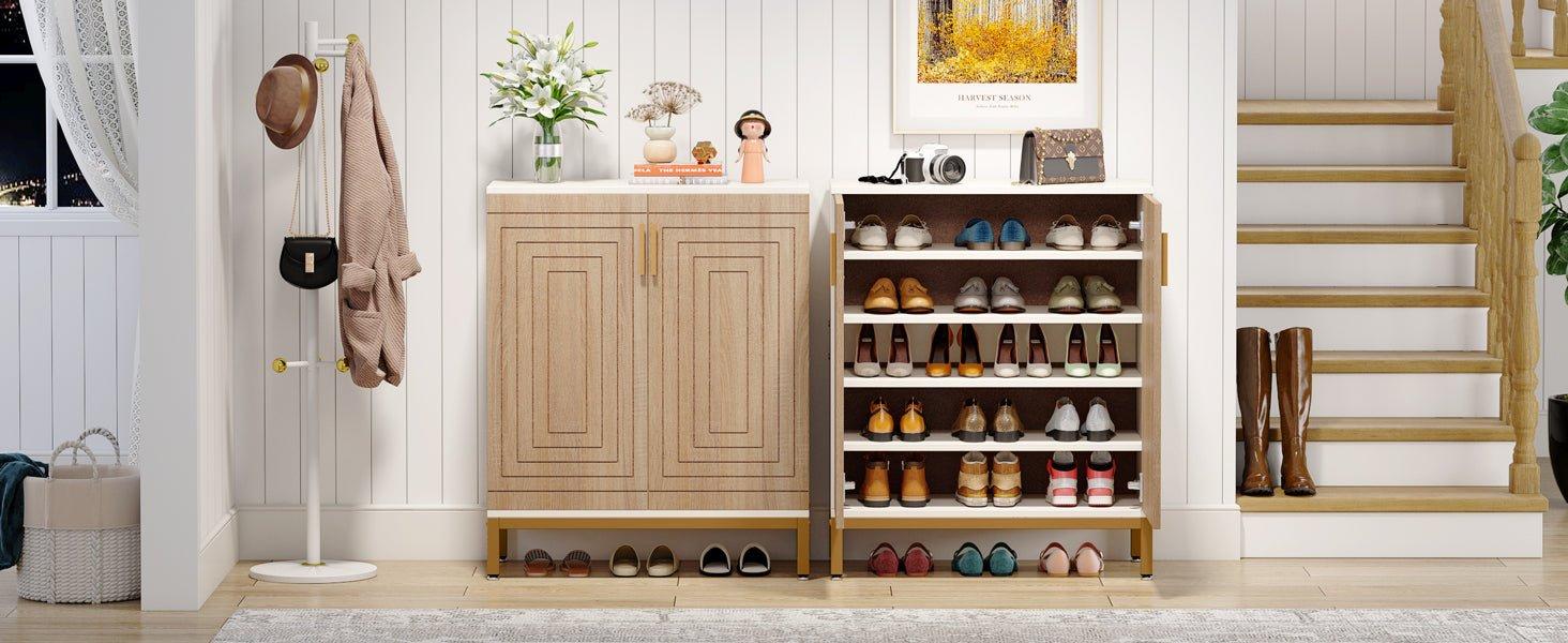 Main Features of The Modern Shoe Storage Cabinet with Two Doors