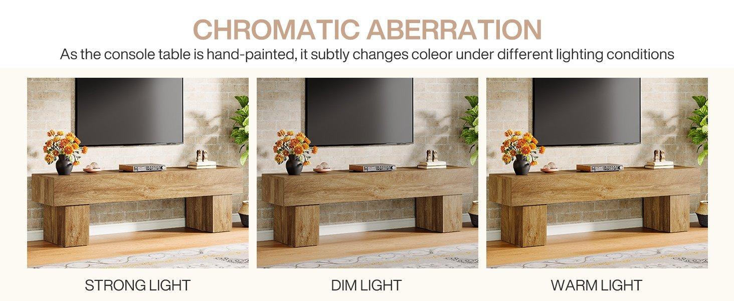 63" Farmhouse TV Stand, Media Console Table Entertainment Center