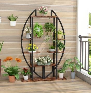 5-Tier Plant Stand Pack of 2, Multi-Layer Bonsai Flower Rack
