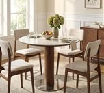 31.5" Small Round Dining Table with Sintered Stone Top