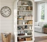 8-Tier Arched Bookshelf, 74” Tall Bookcase Open Display Shelf for Home Office