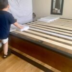 Single & Double Size Metal Daybed ,Mattress Foundation with Steel Slat Support photo review