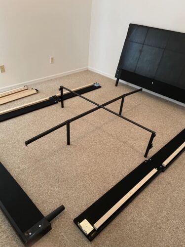 Single and Doble Size Platform Bed Frame , Mattress Foundation , Wood Slat Support , No Box Spring Needed photo review