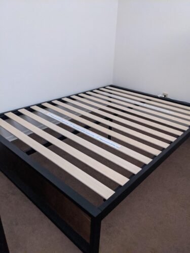 Single & Double Size Metal Daybed ,Mattress Foundation with Steel Slat Support photo review