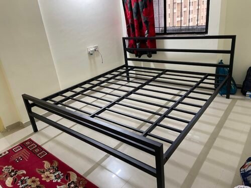 Single and Double Size Platform Bed Frame with Headboard / Mattress Foundation / No Box Spring Needed photo review